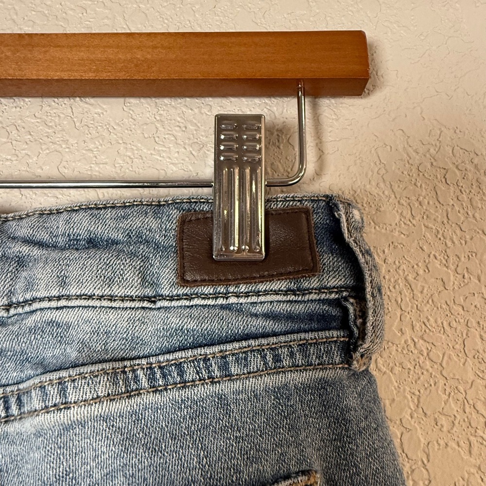 Dear John American Classic Distressed Jeans Size 26 Raw Hem Zipper Ankle - Picture 9 of 9